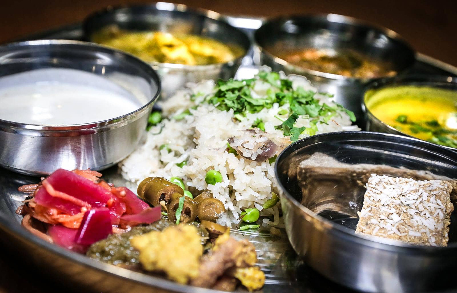 Thali (Northern Indian Vegetarian Cuisine)