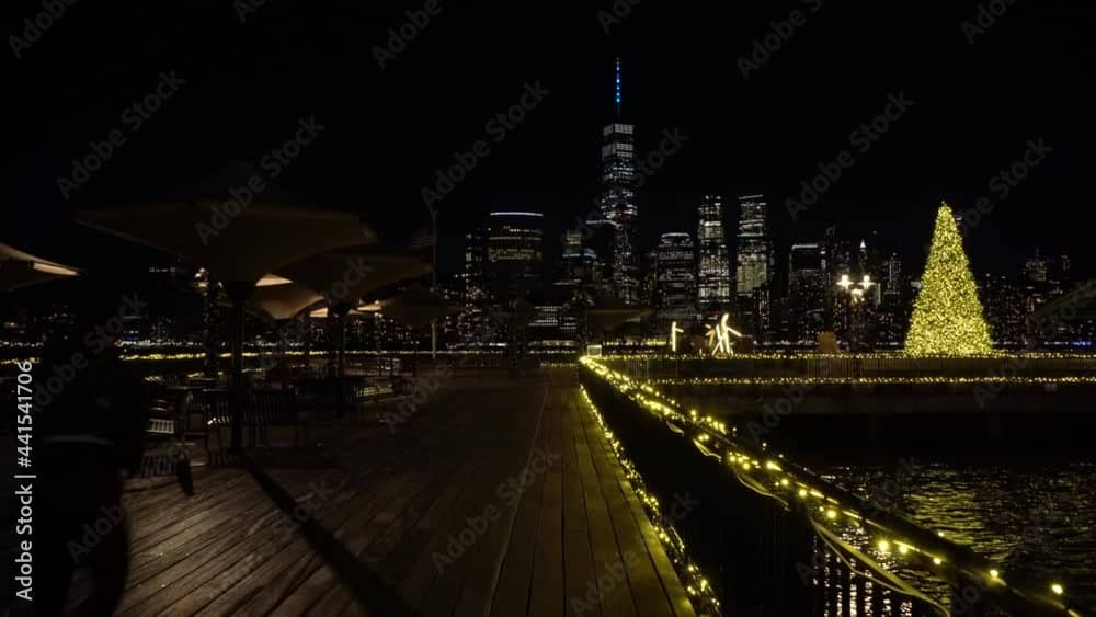 Nighttime City Lights