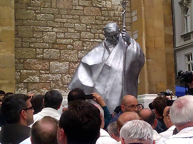 Pope John Paul II Statue