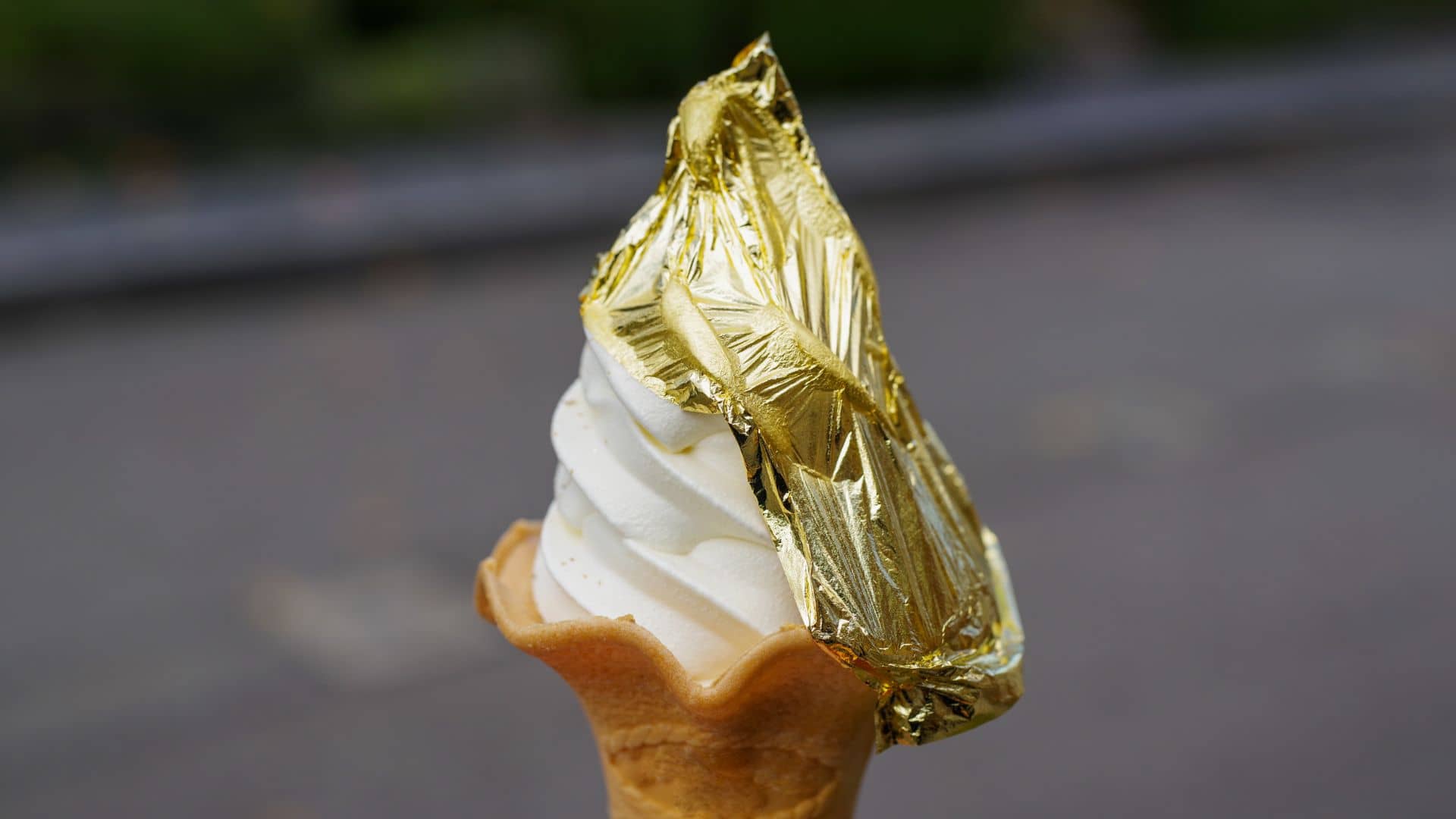 Gold Leaf Ice Cream