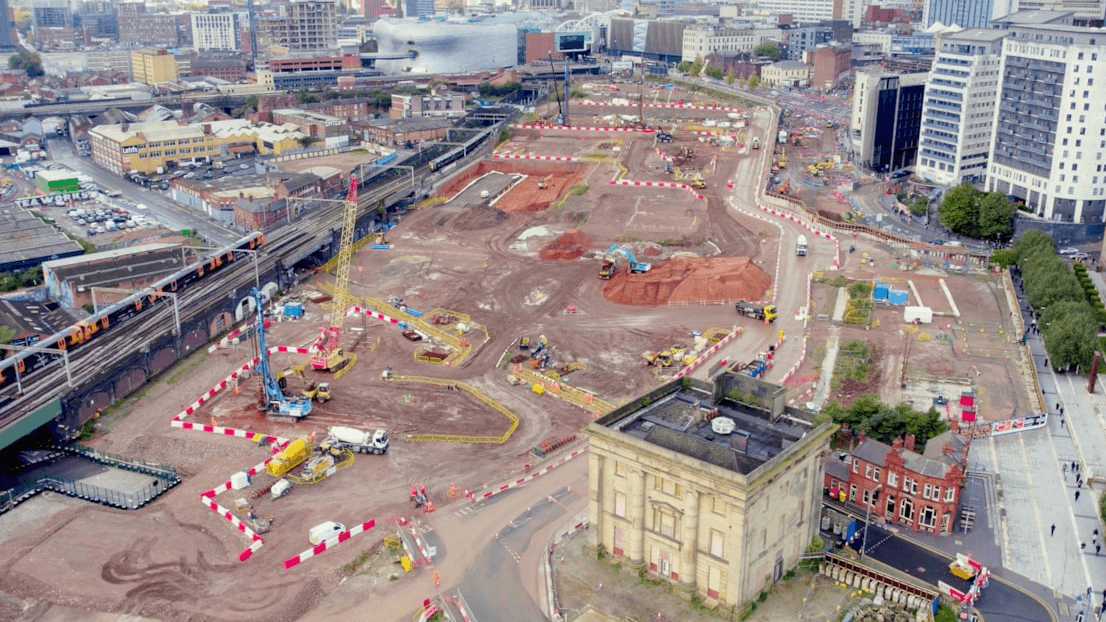 HS2 Construction Site