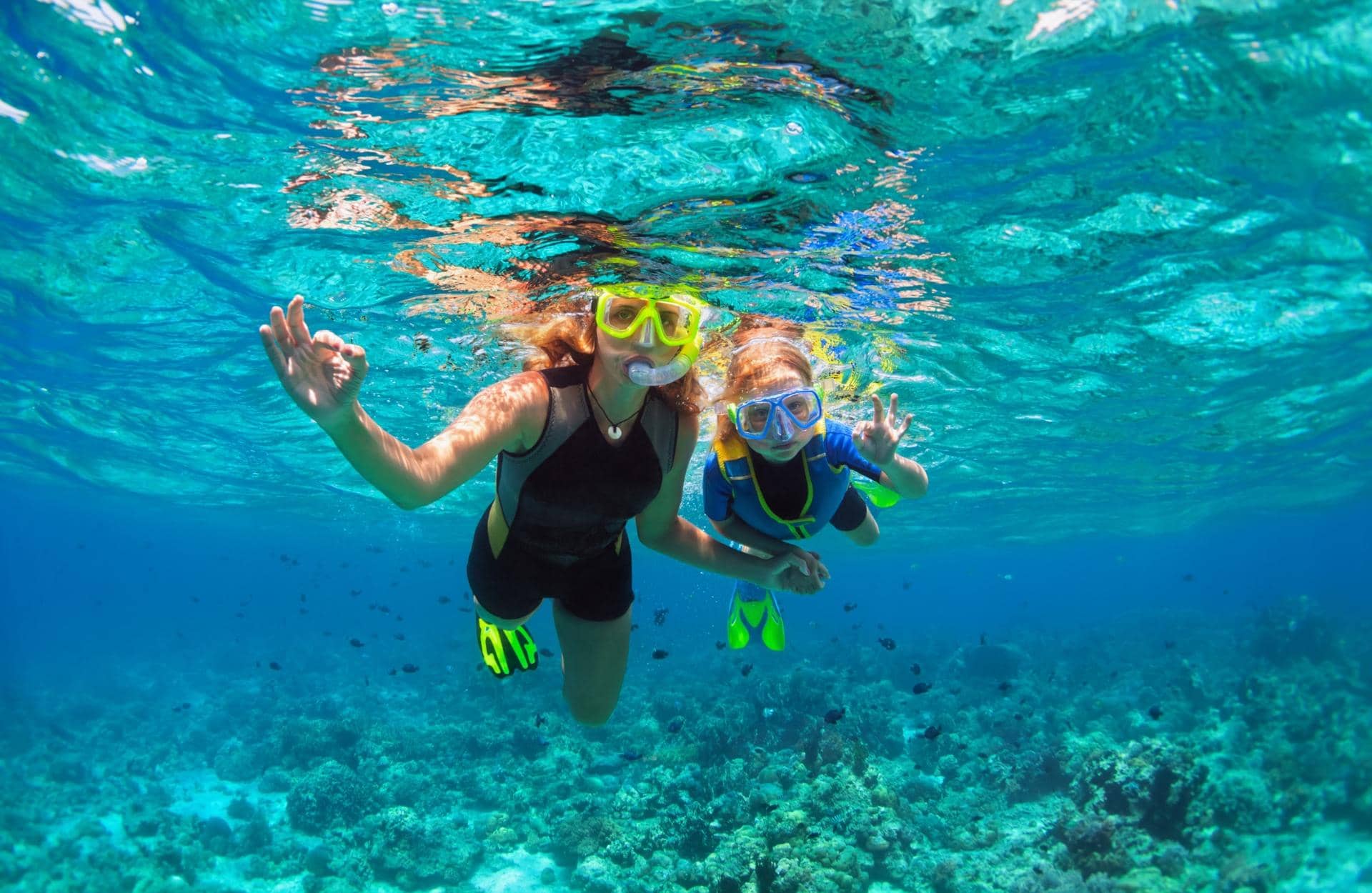 Snorkeling in Aquamarine Waters