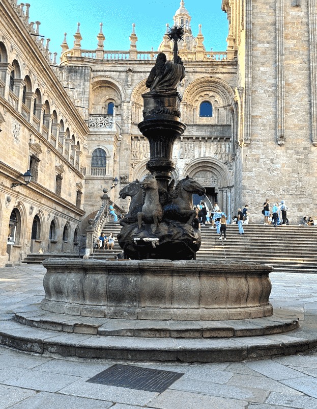 Praza das Praterias Location