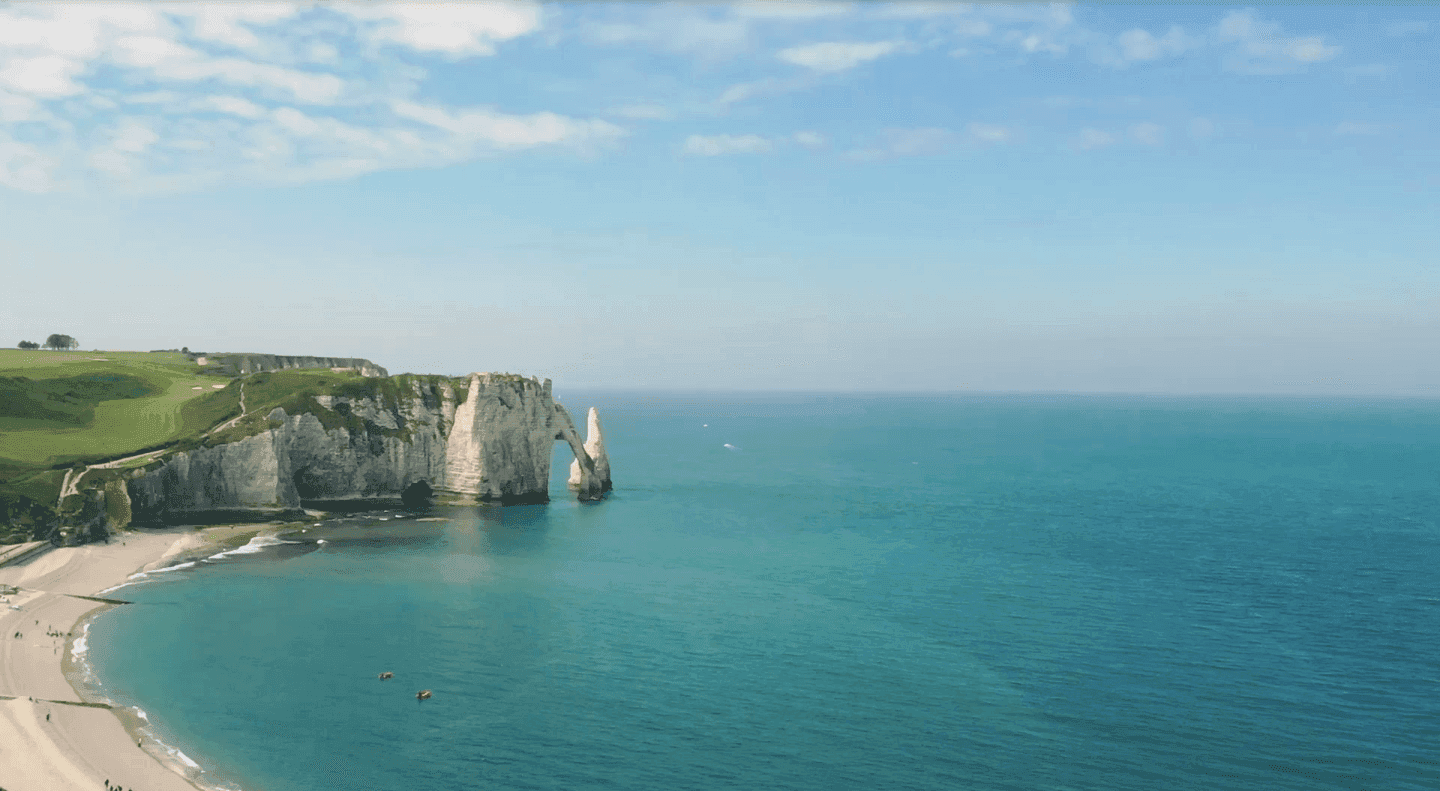 Panoramic Sea and Cliff Views