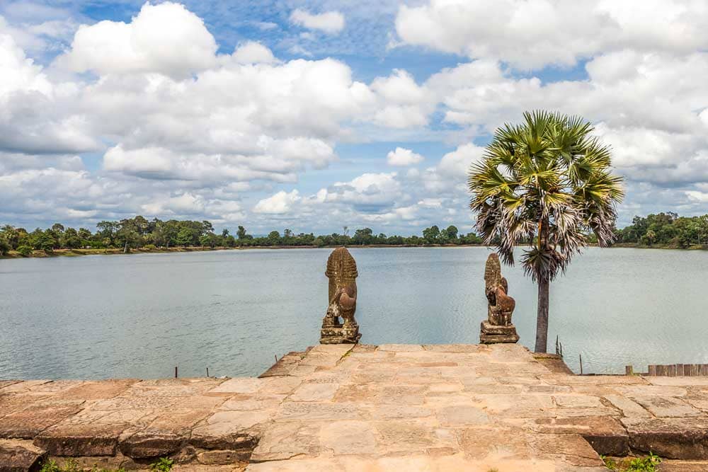 Tranquil Reservoir Landscape