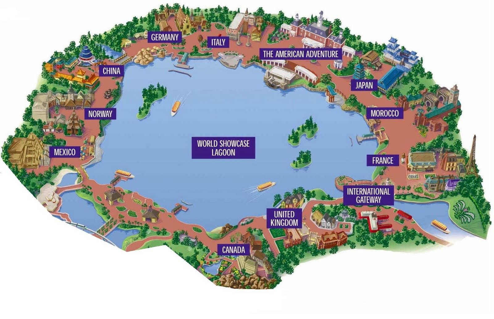 World Showcase Pavilions