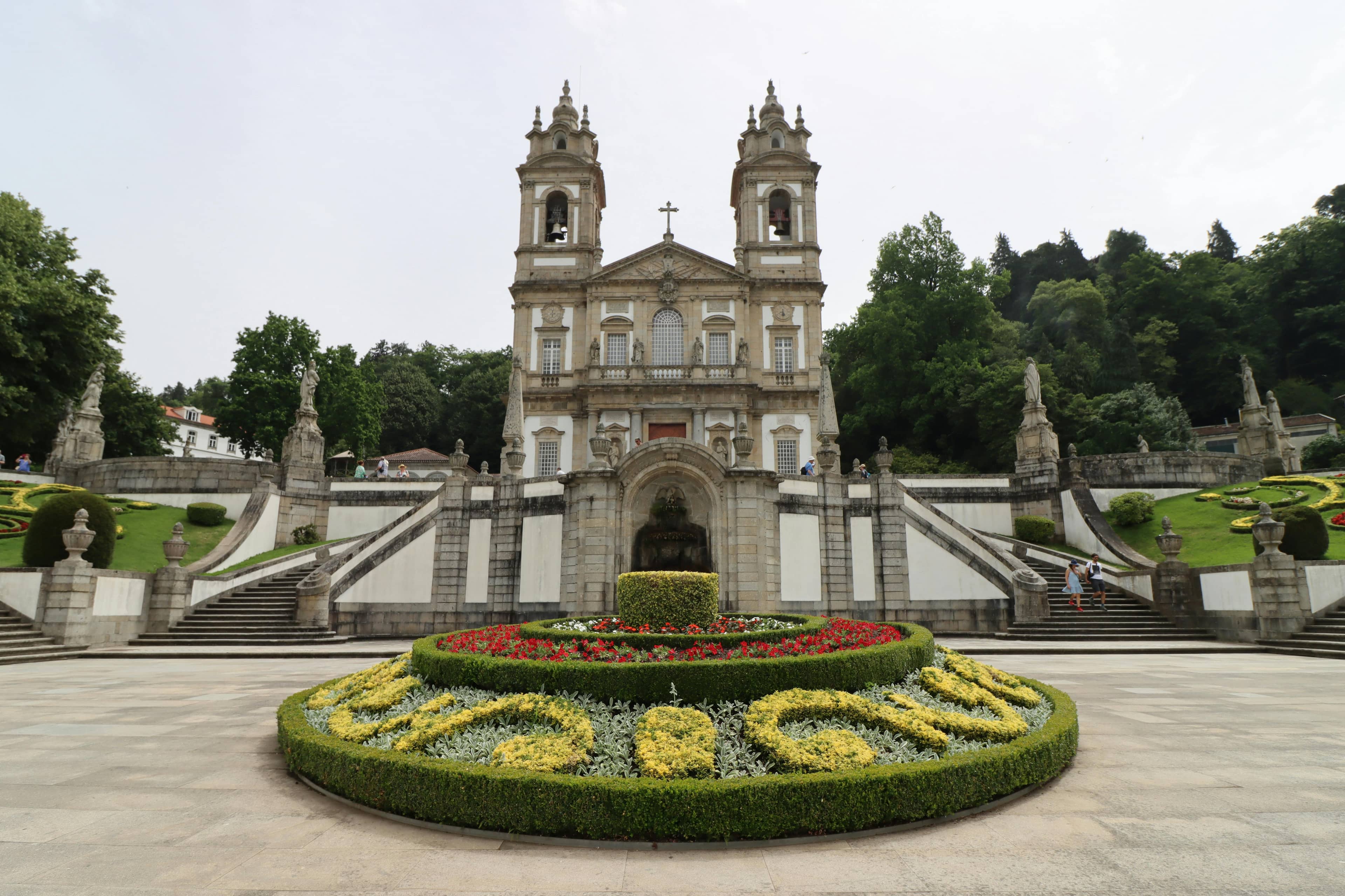 Lush Gardens and Statues