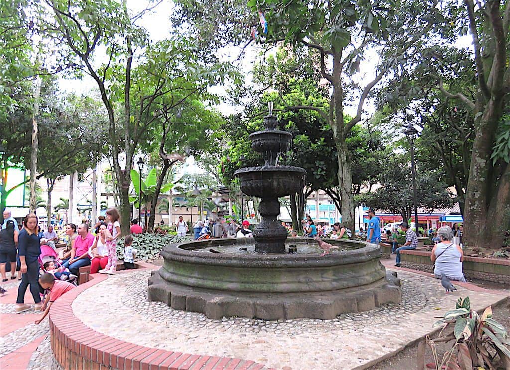 Cobblestone Plaza Ambiance