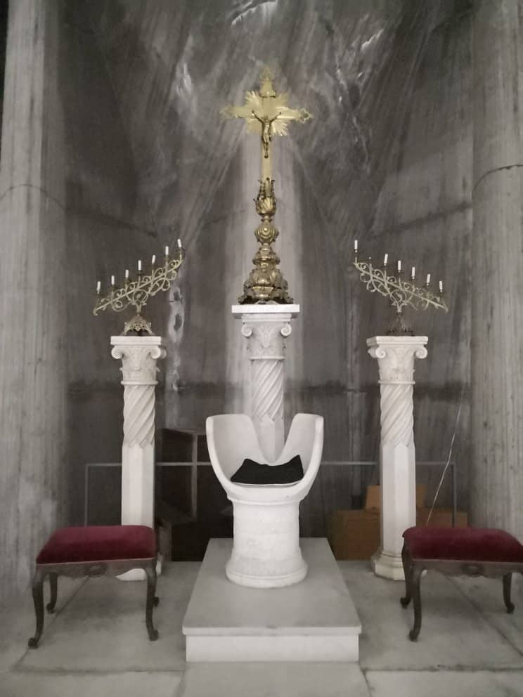 Chimney-like Central Tower