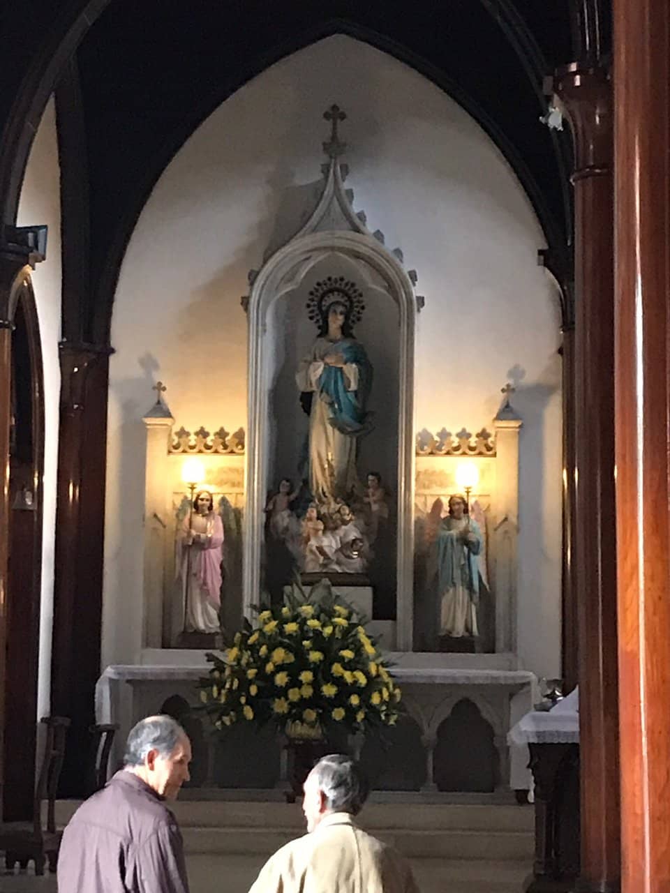 Intricate Cedar Wood Interior