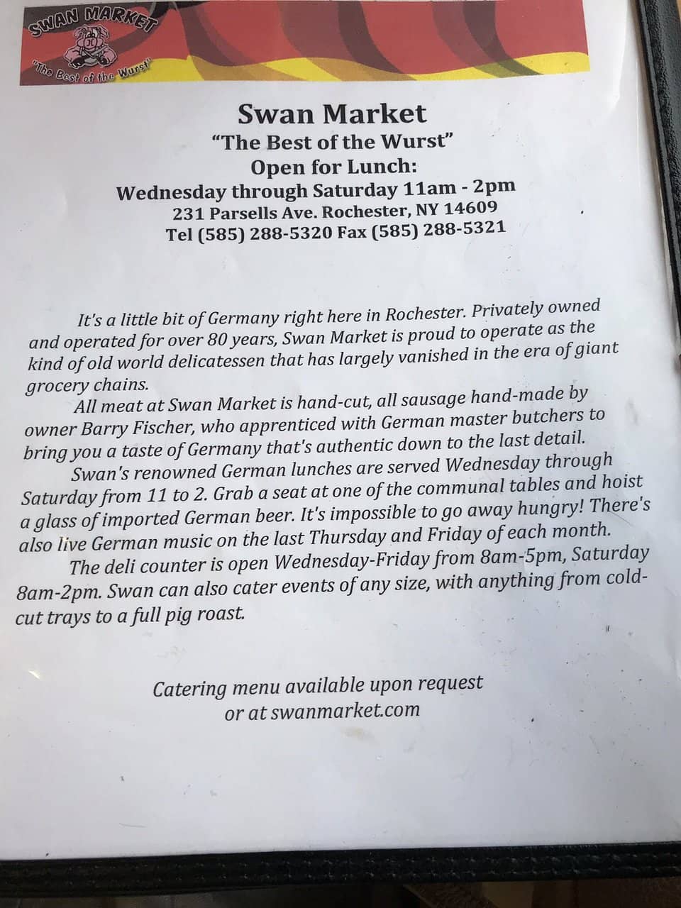 Extensive Sausage Selection