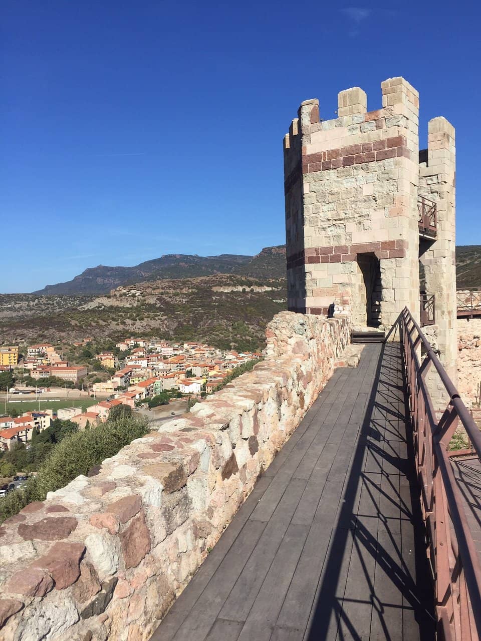 The Ascent to Serravalle Hill