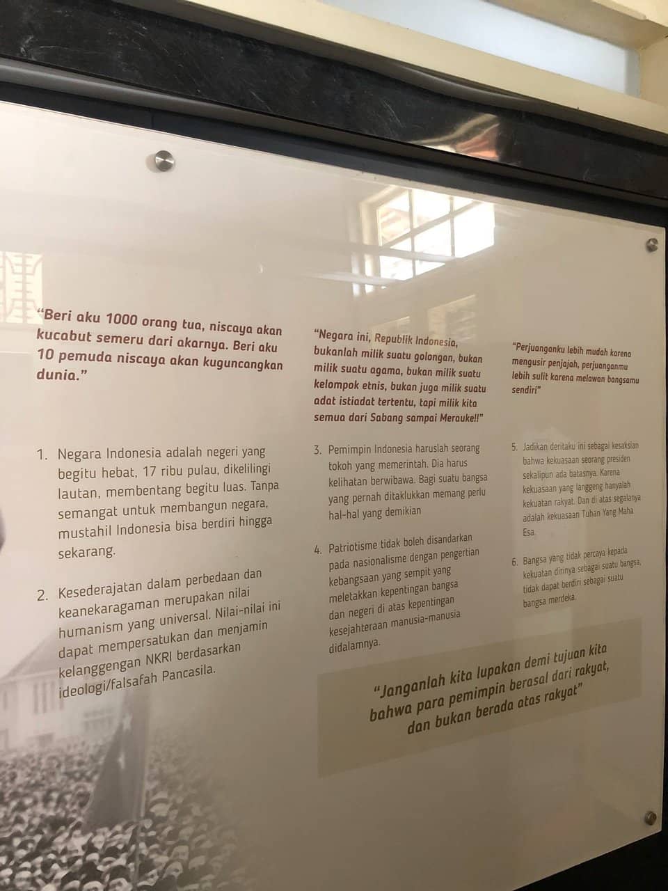 Soekarno's Personal Artifacts