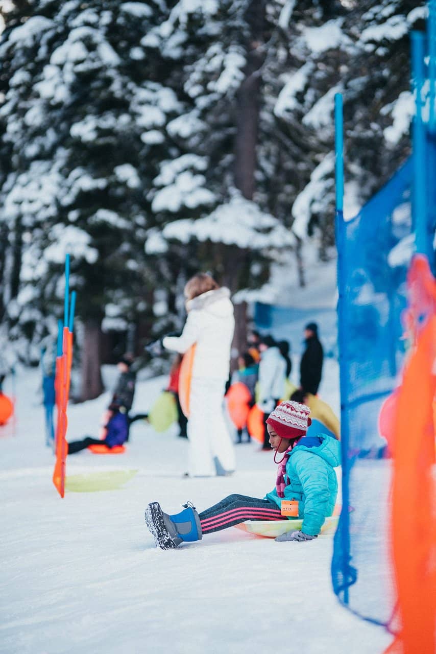Little Kids Snow Play Area