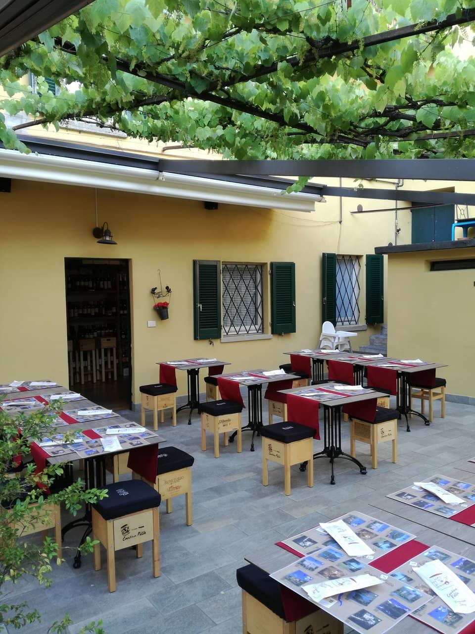 Charming Terrace with Lake Views