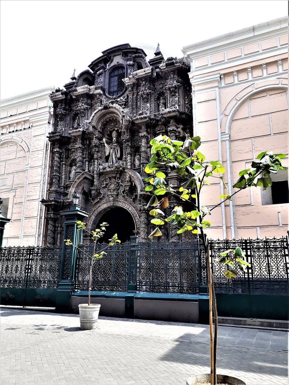 Intricately Carved Facade
