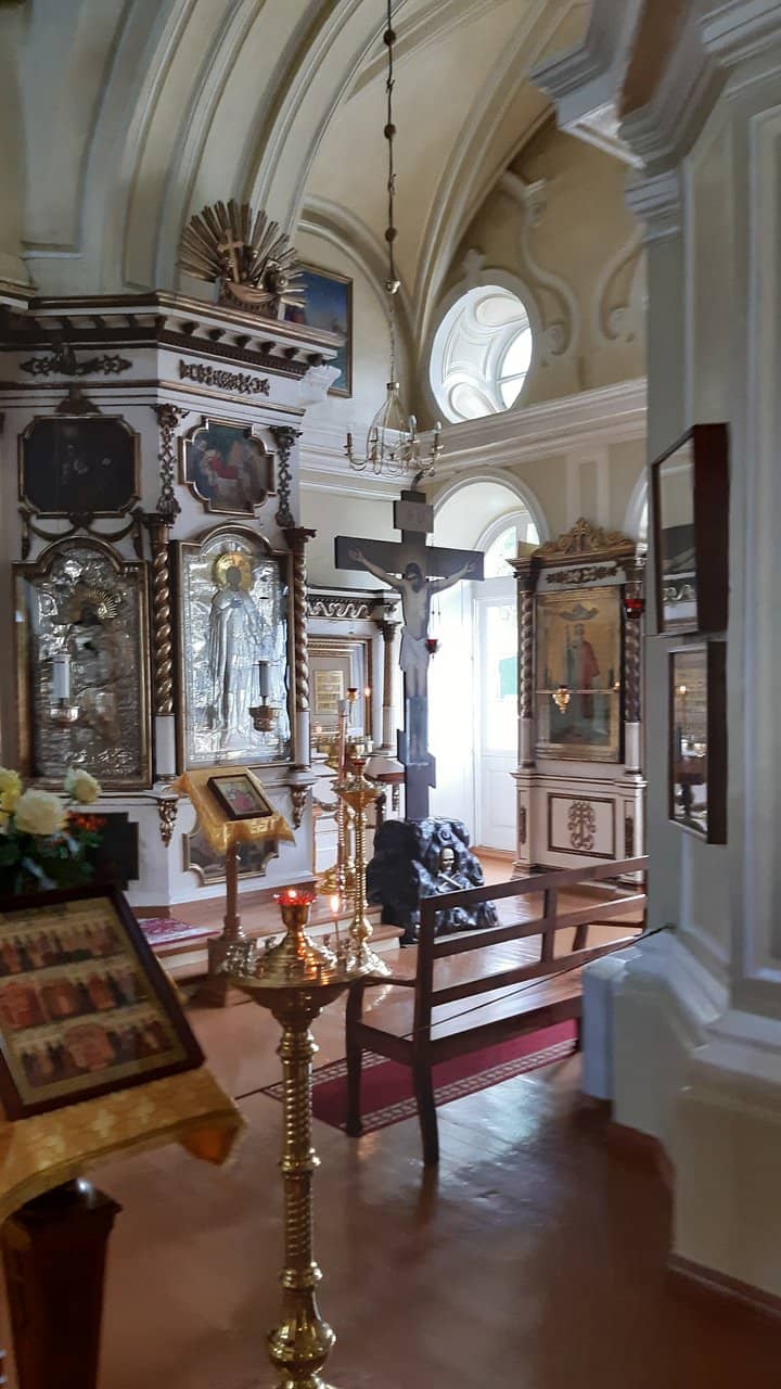 Candle Shop and Parishioner Warmth