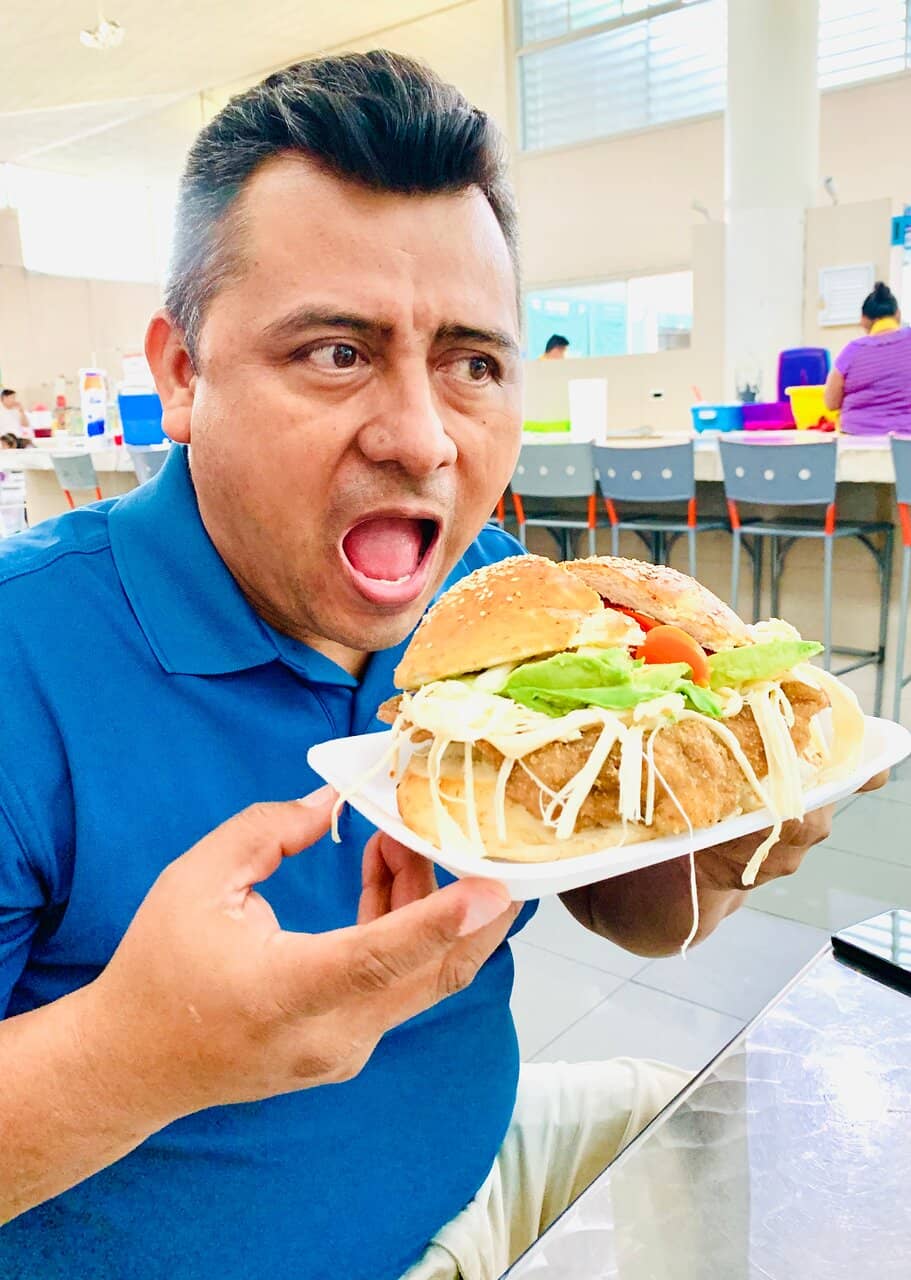 Cemita de Milanesa de Cerdo