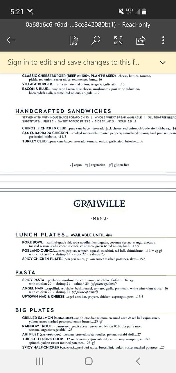 Gluten-Free Options Available