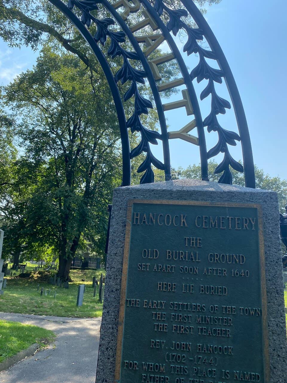 John Quincy Adams' Original Tomb
