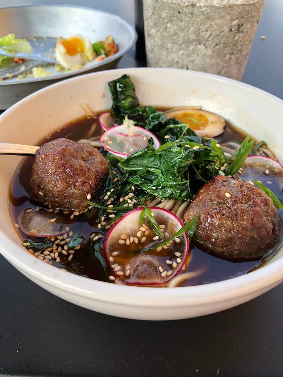 Brisket Meatball Yakamein