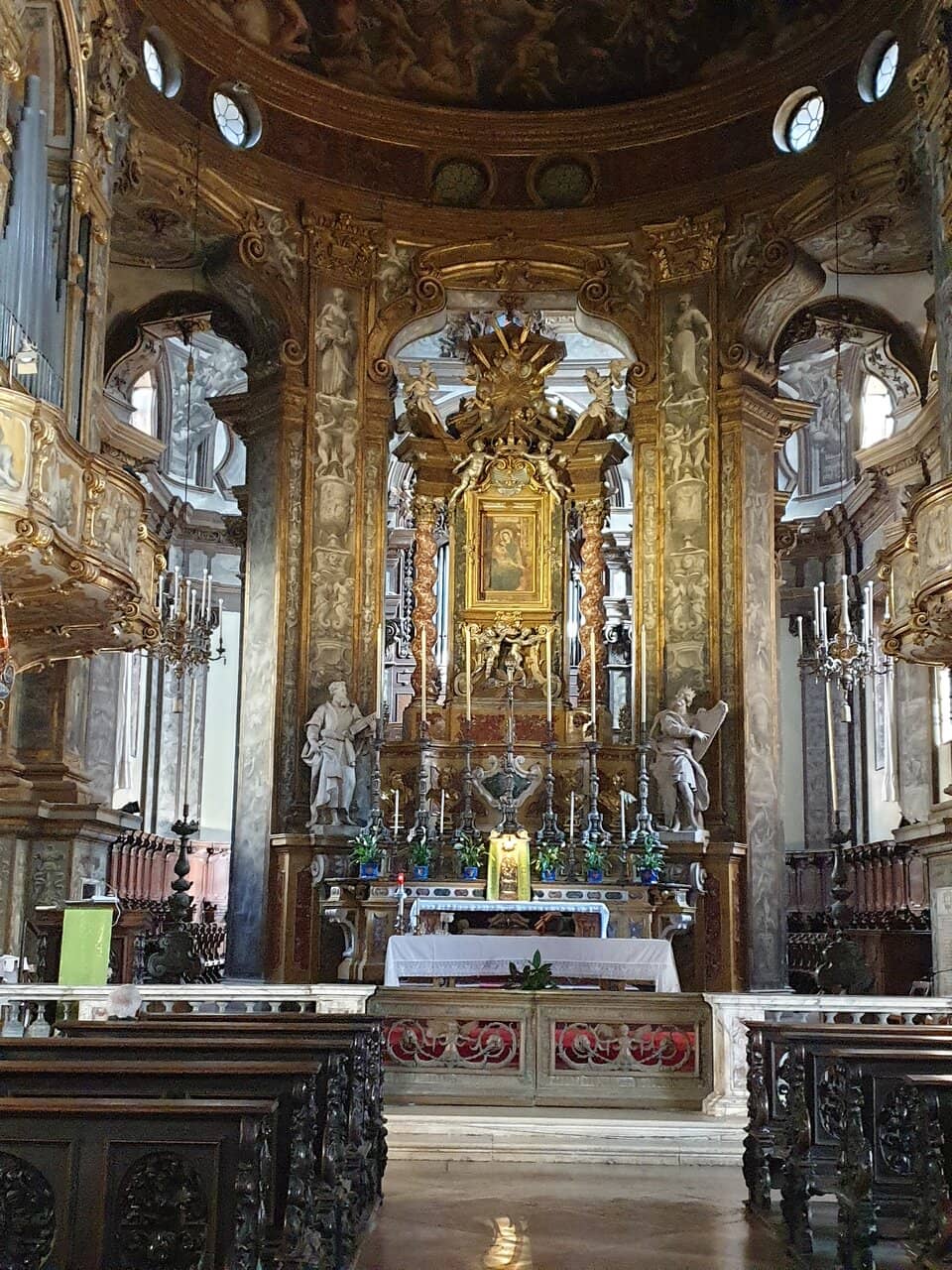 Gilded Altars and Sculptures