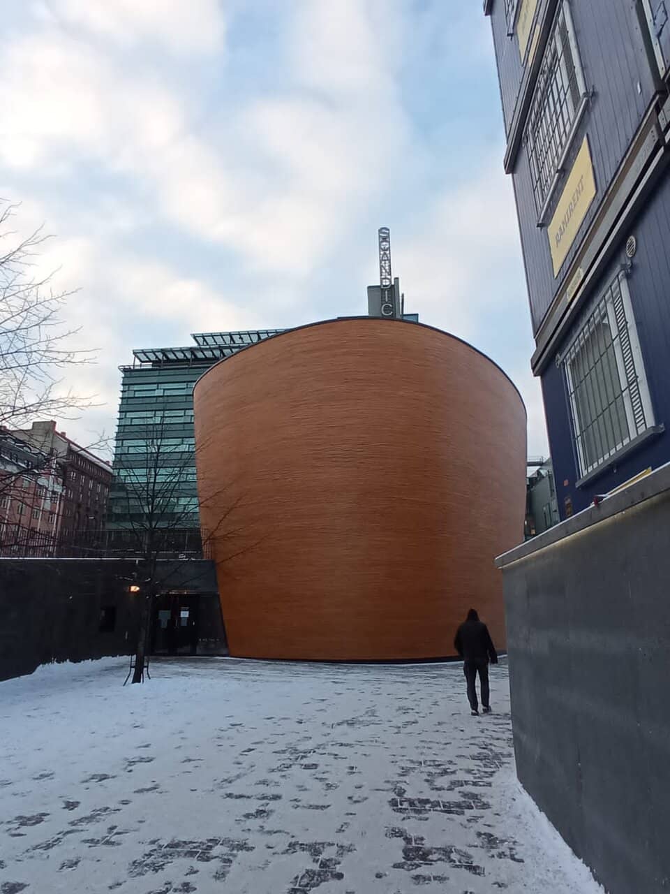 The Elliptical Wooden Interior