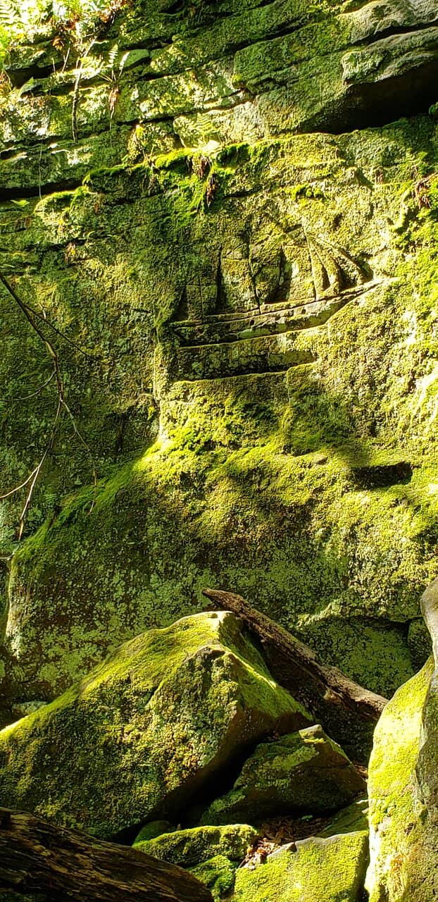 Exposed Sandstone Formations