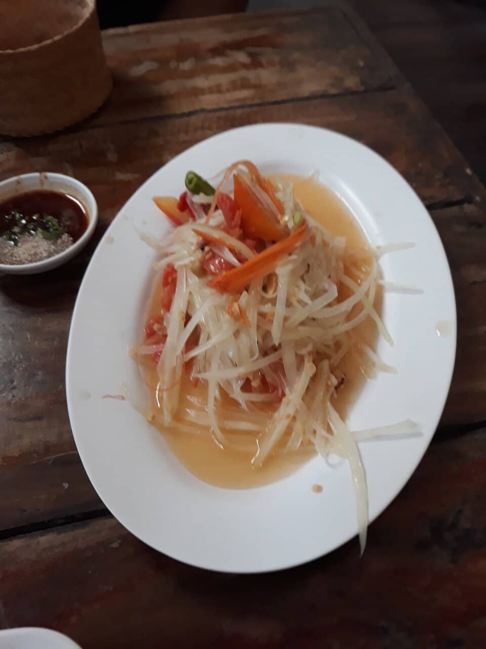 Crispy Papaya Tempura