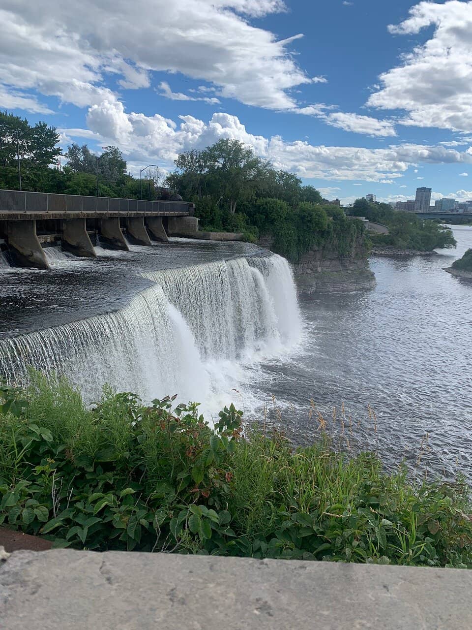 The Cascading Rideau Falls