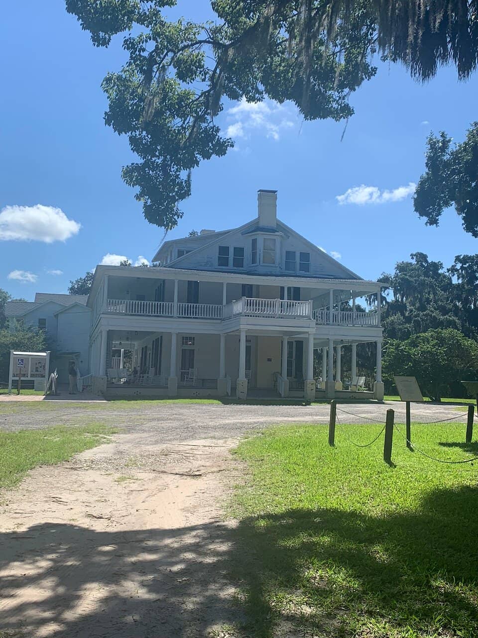 Serene Grounds and Oak Trees