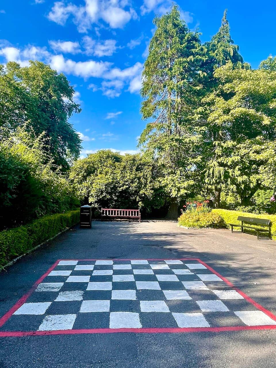 Winding Shaded Paths