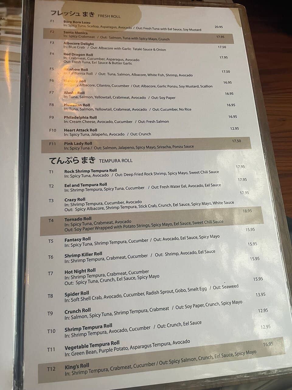 Fusion Sushi with Local Flavors