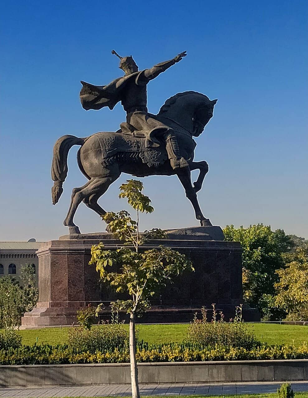Amir Timur Equestrian Statue