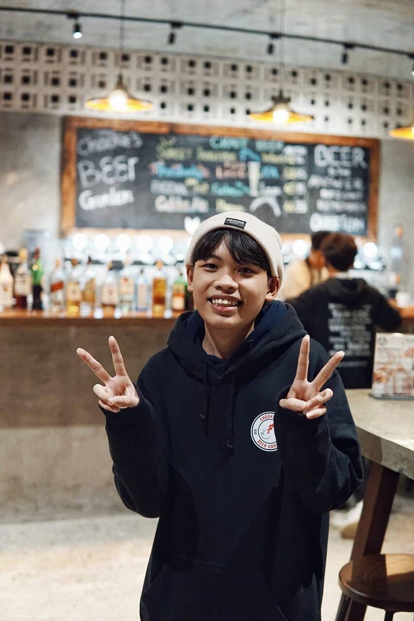 Relaxed Beer Garden with Pool