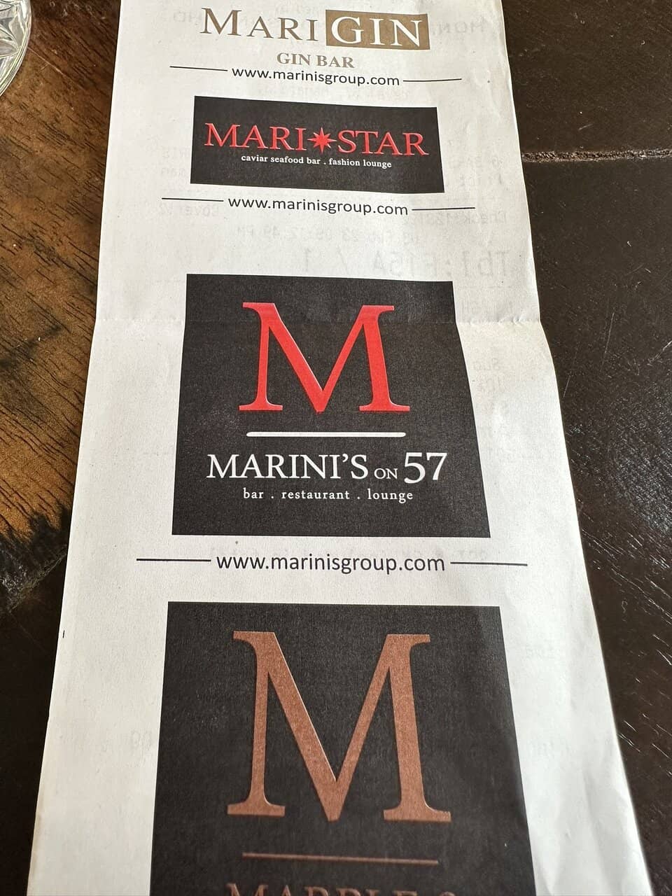 Signature Martini Selection