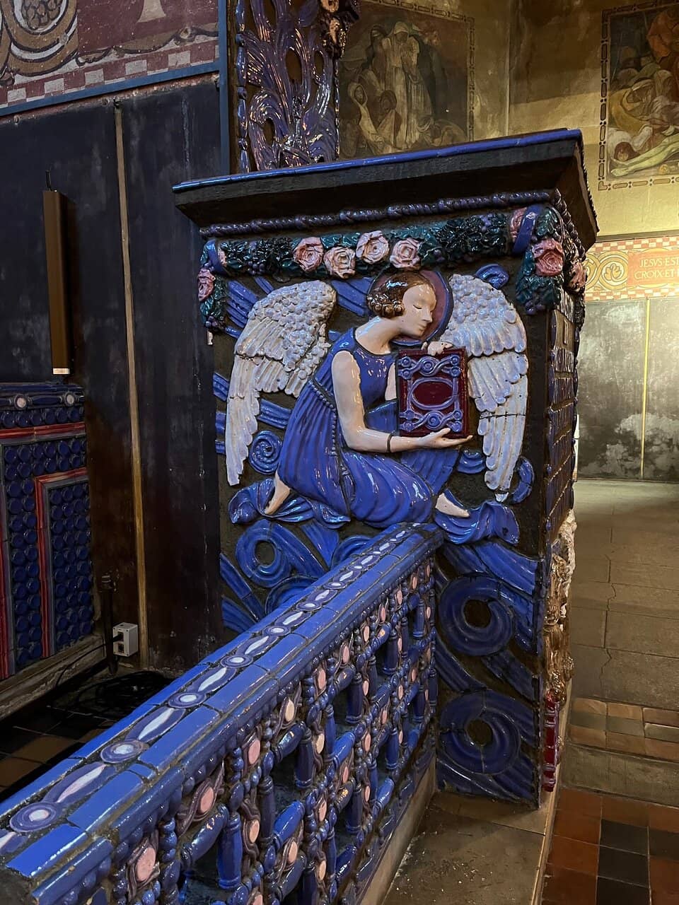 Vibrant Murals and Ceramics
