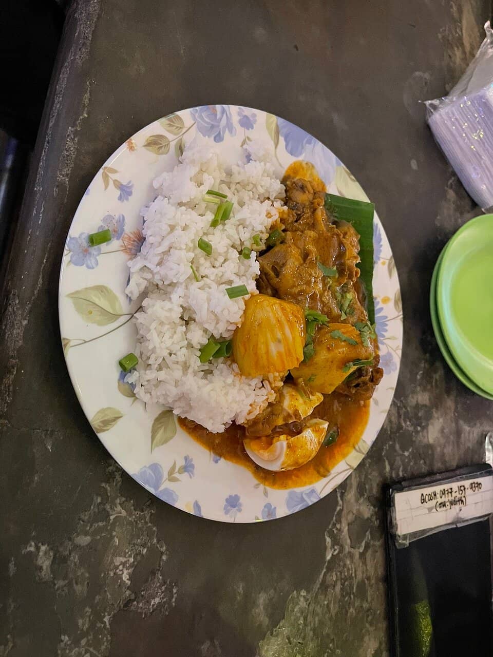 Signature Omelette on Jasmine Rice