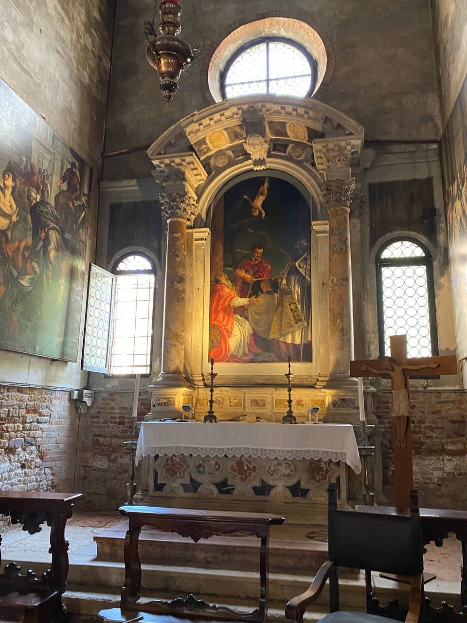 Serene Madonna Sculpture