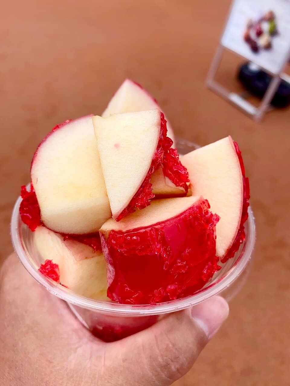 Cut Plain Candy Apple