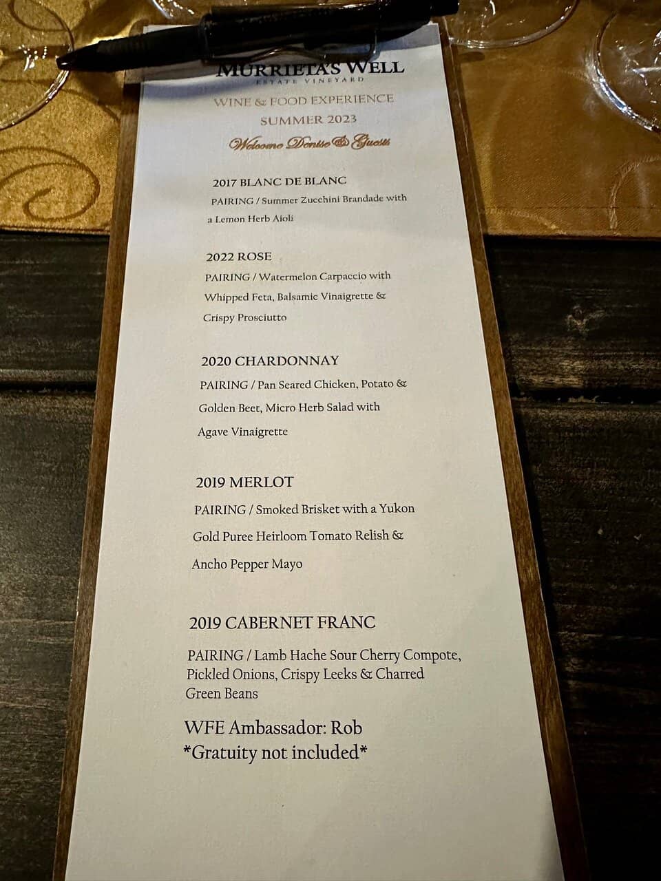 Terroir to Table Experience