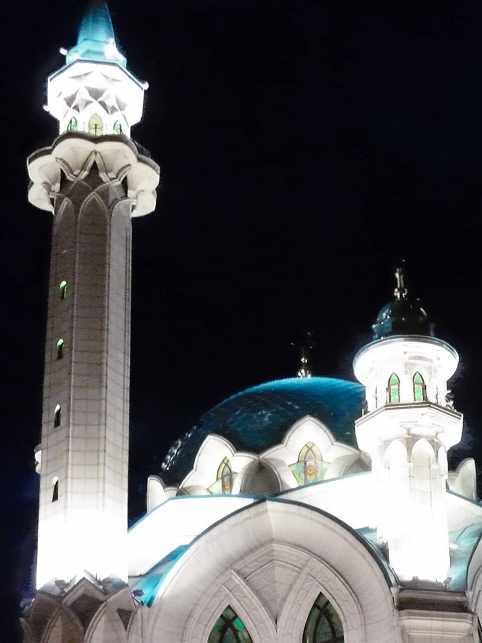 Sky-Blue Domes