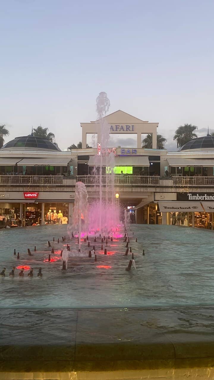 Illuminated Fountain Show