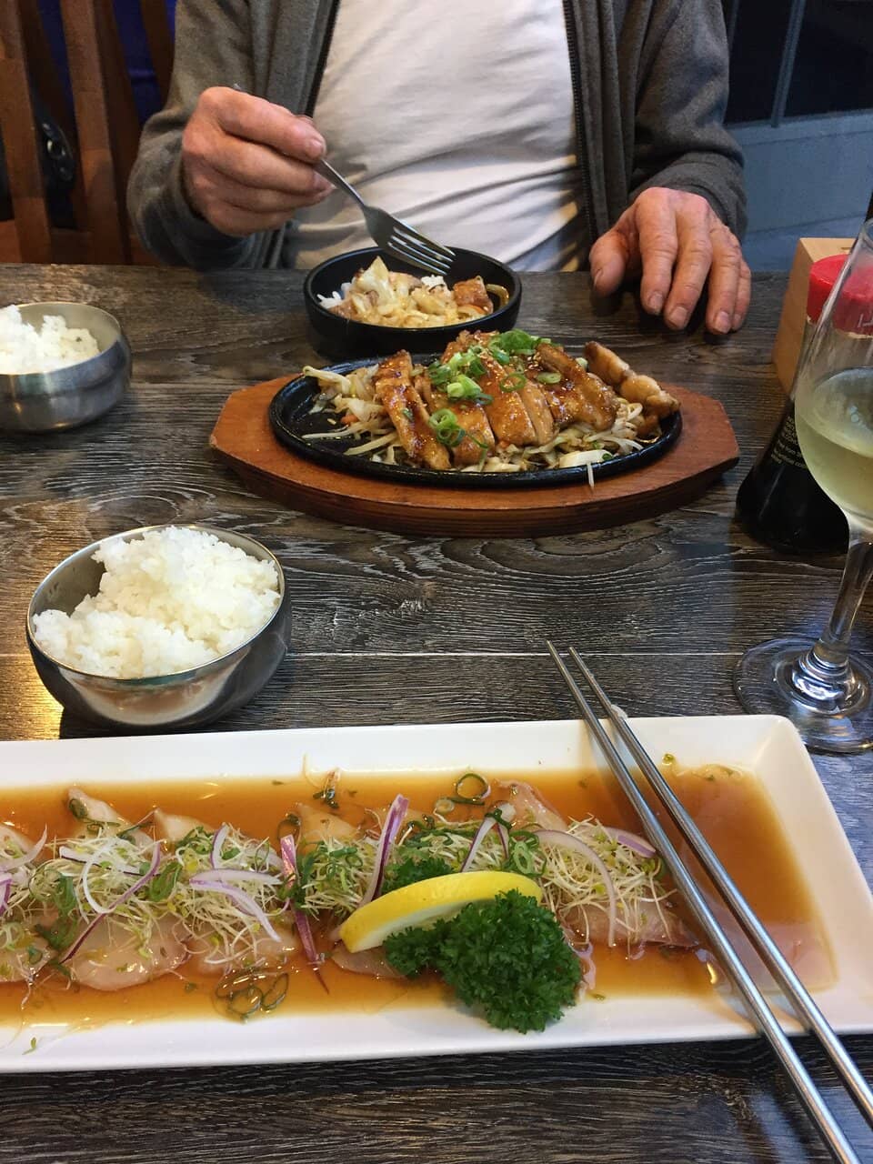 Fresh Sashimi & Savory Mains