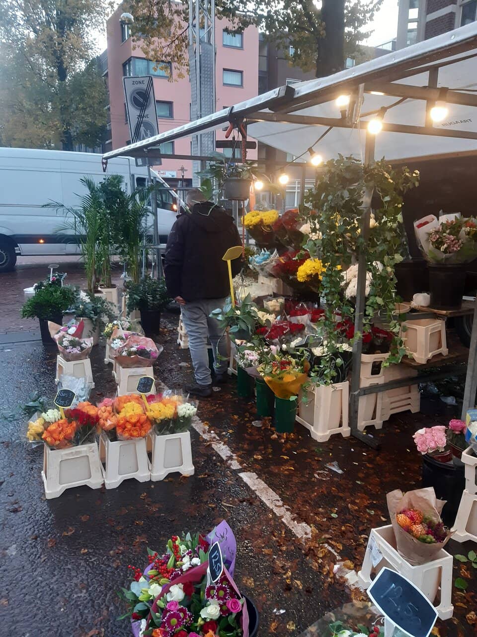 Diverse Market Stalls