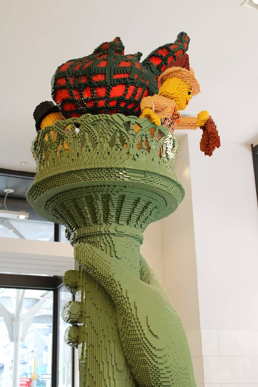 Iconic NYC LEGO Sculptures