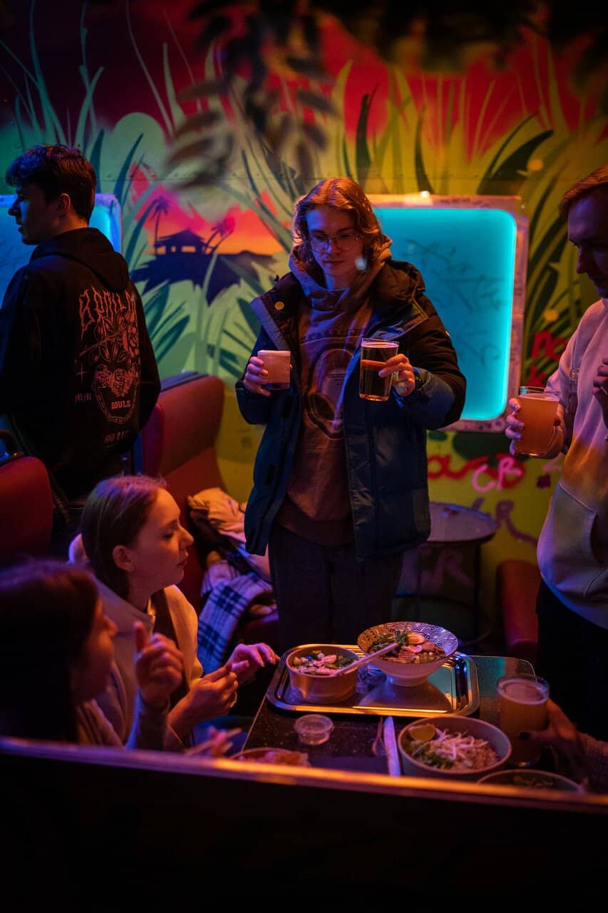 Vibrant Cocktail Scene