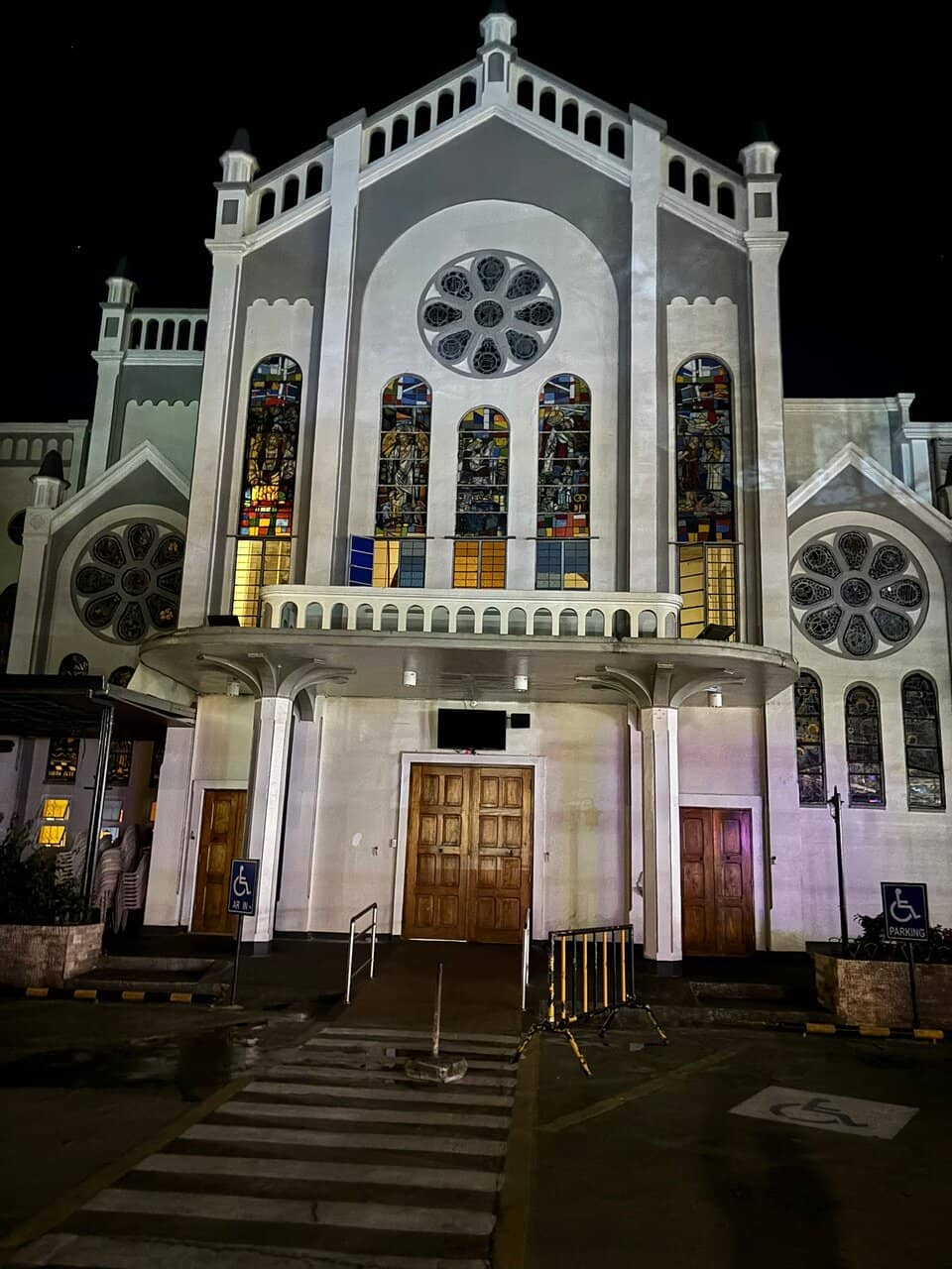 Stained Glass and Statues
