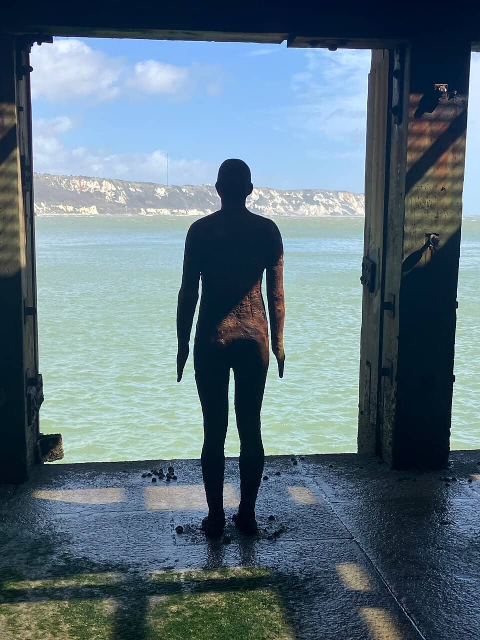 Folkestone Harbour Arm Statues