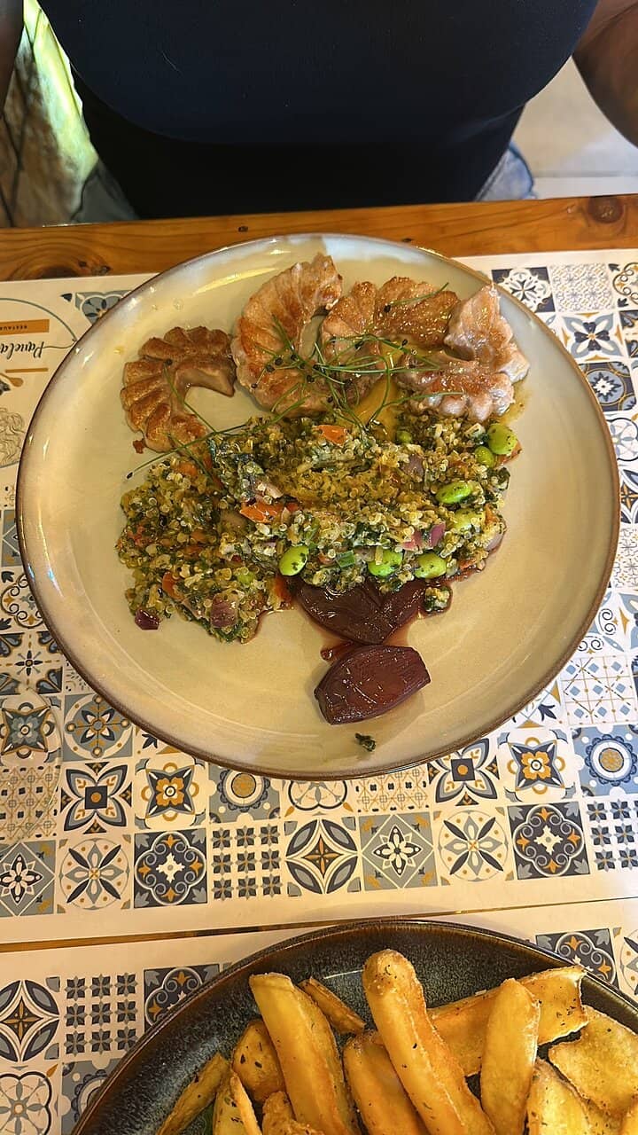 Pork with Quinoa Salad
